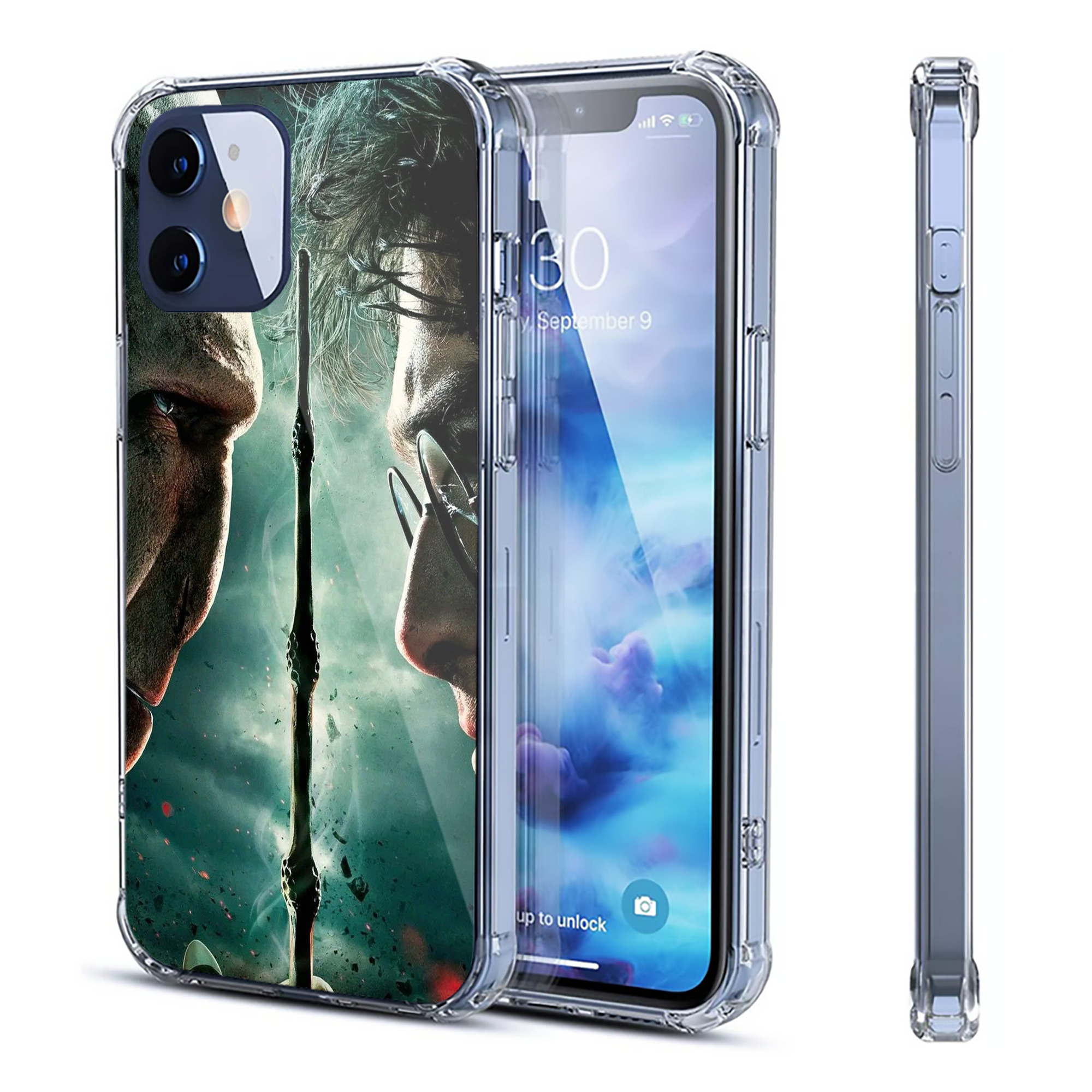 （画像用） Harry Potter ハリー・ポッターシリーズ 【iPhone 12シリーズ対応】透明スマホケース（クリアソフトケース）